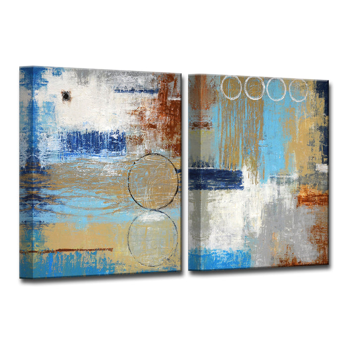 Niagra No. 1/2' 2 Piece Wrapped Canvas Wall Art Set