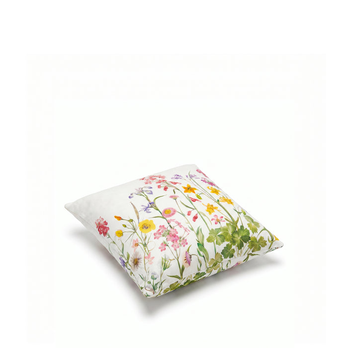 'Our June' Floral Linen Cushion Cover, 50X50cm