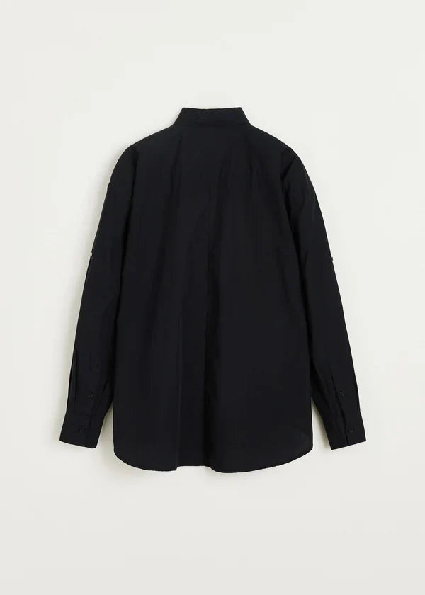 Oversized Shirt - Black Navy