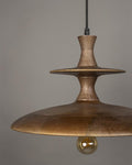 Pendant Light Cath Walnut- Large