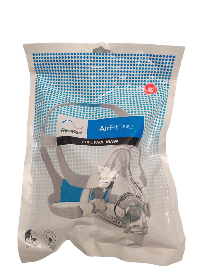 ResMed AirFit F20 Full Face CPAP Mask without Headgear