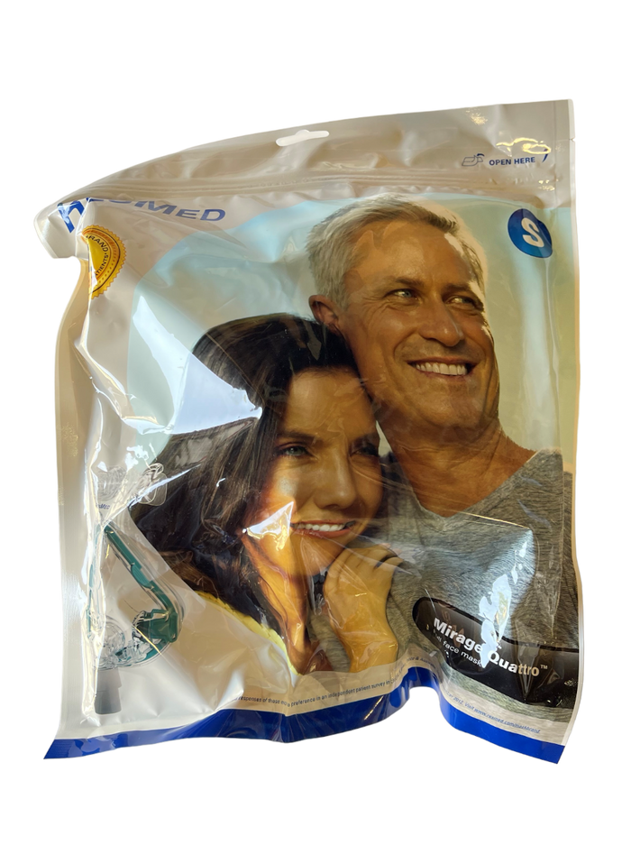 ResMed Mirage Quattro Full Face CPAP Mask without Headgear
