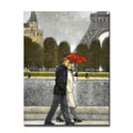 'Romantic Stroll No. 2' Wrapped Canvas Wall Art