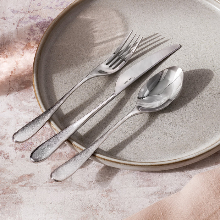 Sandstone Bright Cutlery Set, 24 Piece for 6 People