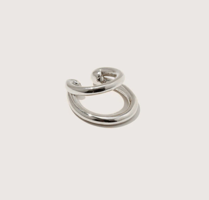 Silver Double Ear Cuff
