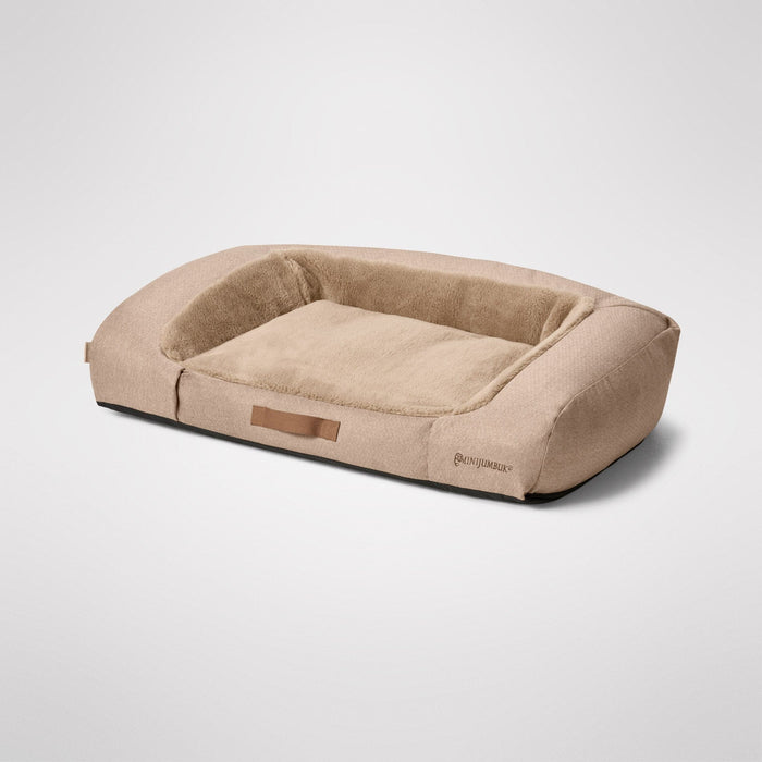 sleepcalm couch fawn side profile - Thumbnail 2