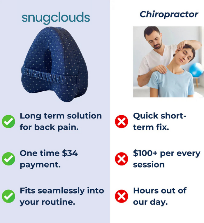 SnugClouds™️ Alignment Pillow