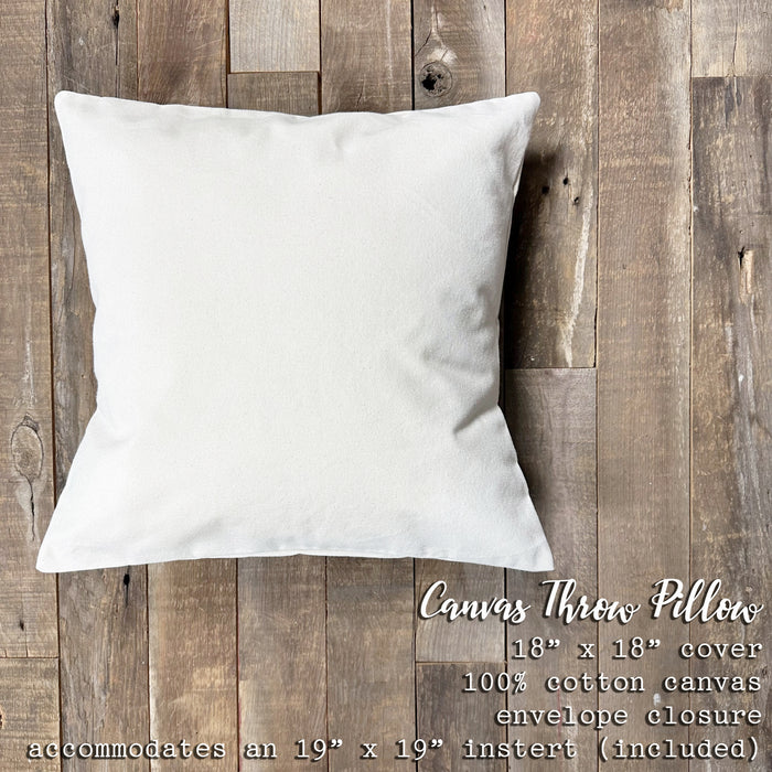 Thank You Mom - Mother's Day Square Canvas Pillow